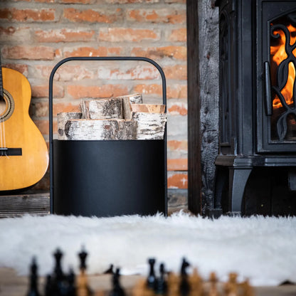 Panier en Métal Noir – Seau Décoratif Polyvalent pour la Maison