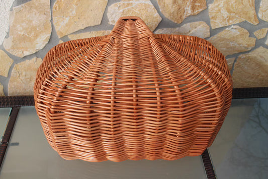 Panier à Provisions en Osier – Stable, Élégant & Fait Main